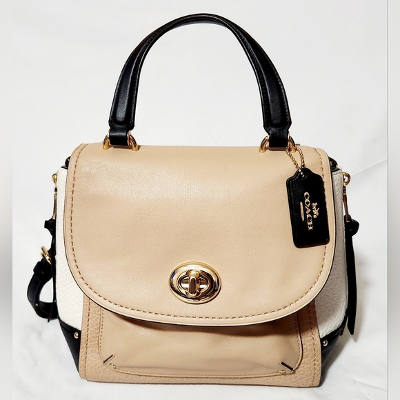 COACH Faye Backpack/Convertible Bag Heather Beige - Picture 9 of 12